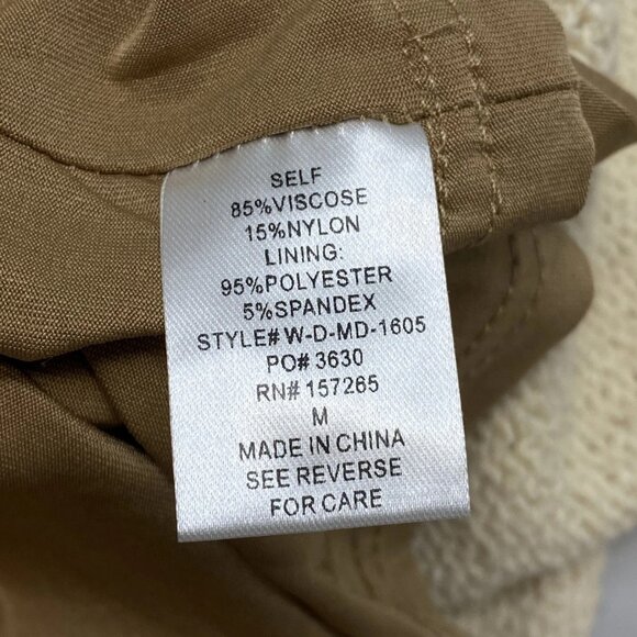 JLUXLABEL Women’s Sea Soul One-Shoulder Midi Dress Ivory Size M - Picture 2 of 10